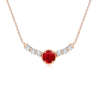 Round AAA Ruby