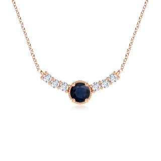 Round A Blue Sapphire