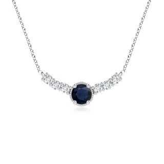 Round A Blue Sapphire
