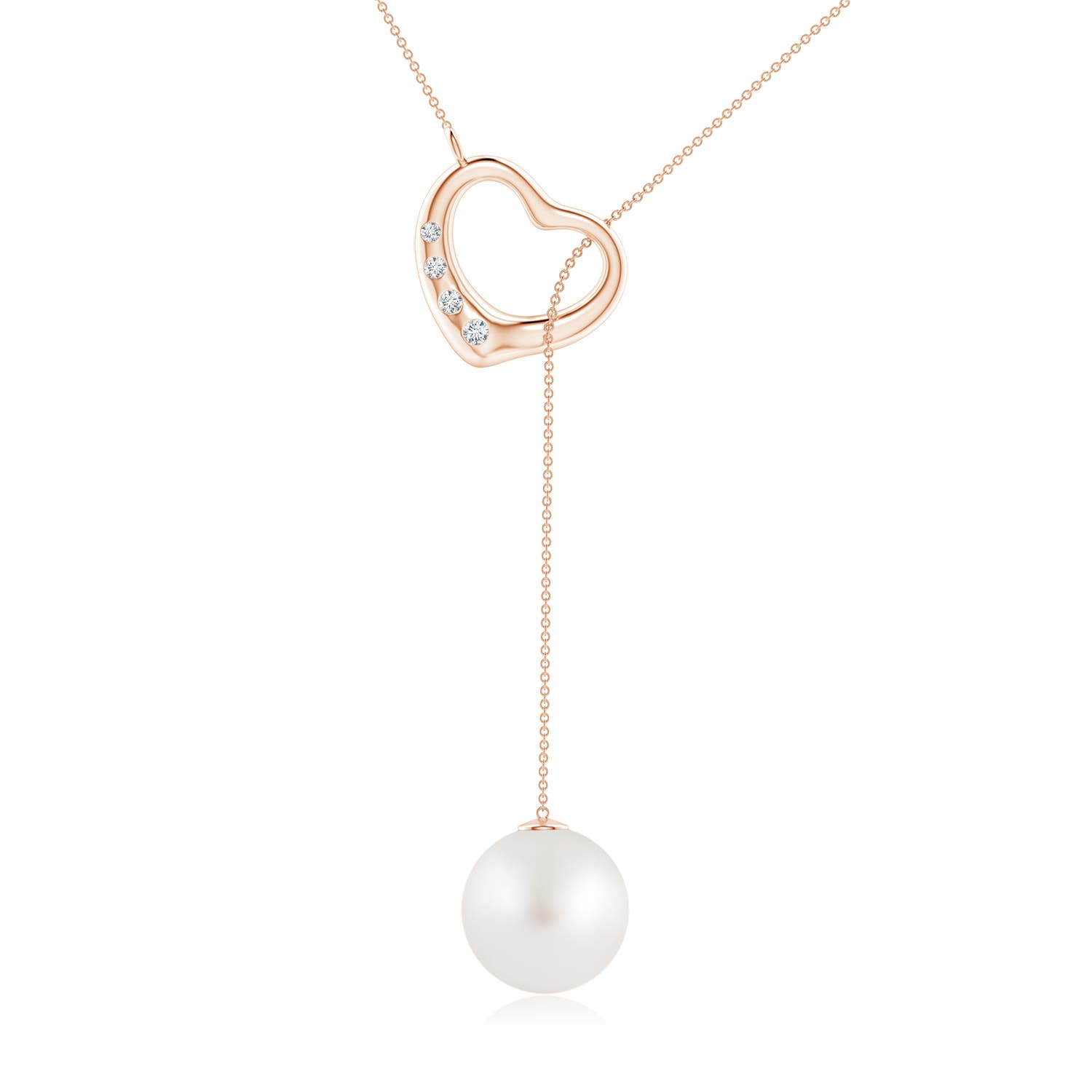 AA - South Sea Cultured Pearl / 7.23 CT / 14 KT Rose Gold