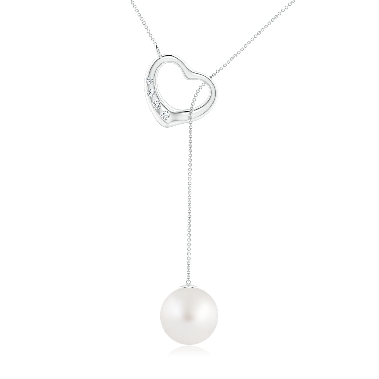 AA - South Sea Cultured Pearl / 7.23 CT / 14 KT White Gold