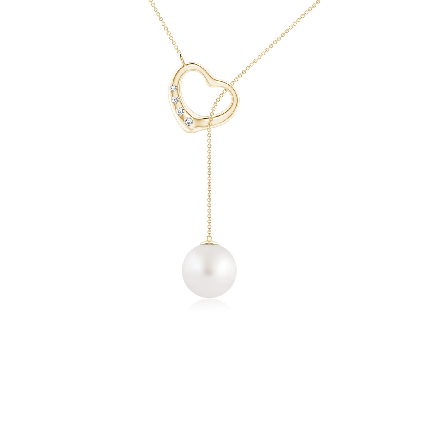 AA - South Sea Cultured Pearl / 3.73 CT / 14 KT Yellow Gold
