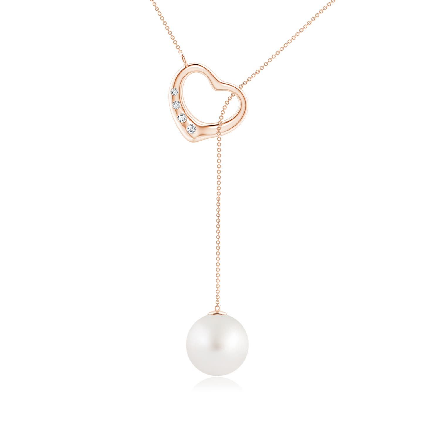 AA - South Sea Cultured Pearl / 5.28 CT / 14 KT Rose Gold