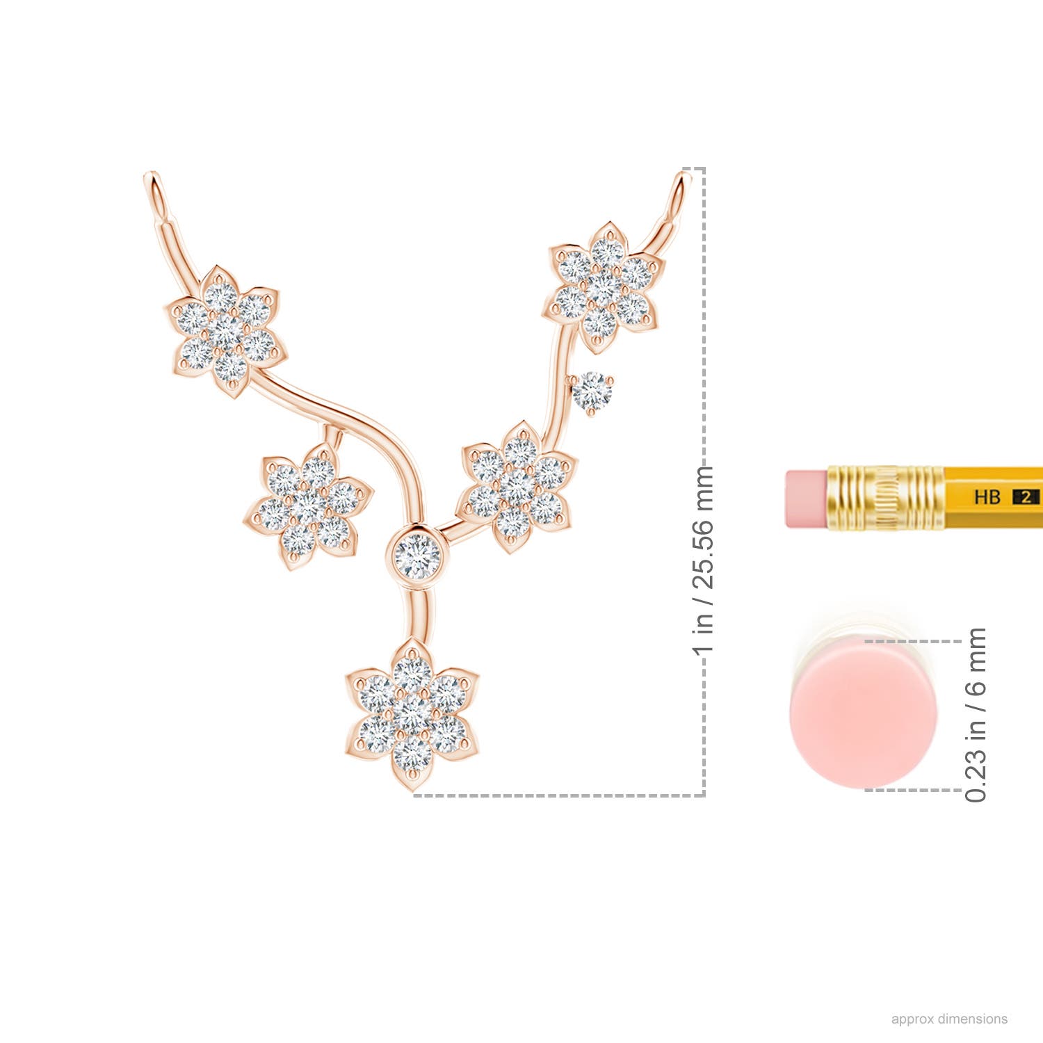 F-G, VS / 0.39 CT / 14 KT Rose Gold