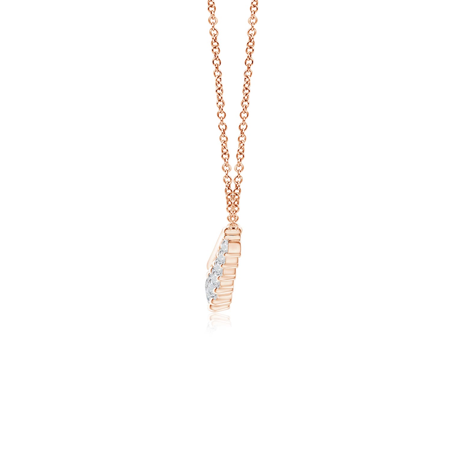 H, SI2 / 1 CT / 14 KT Rose Gold