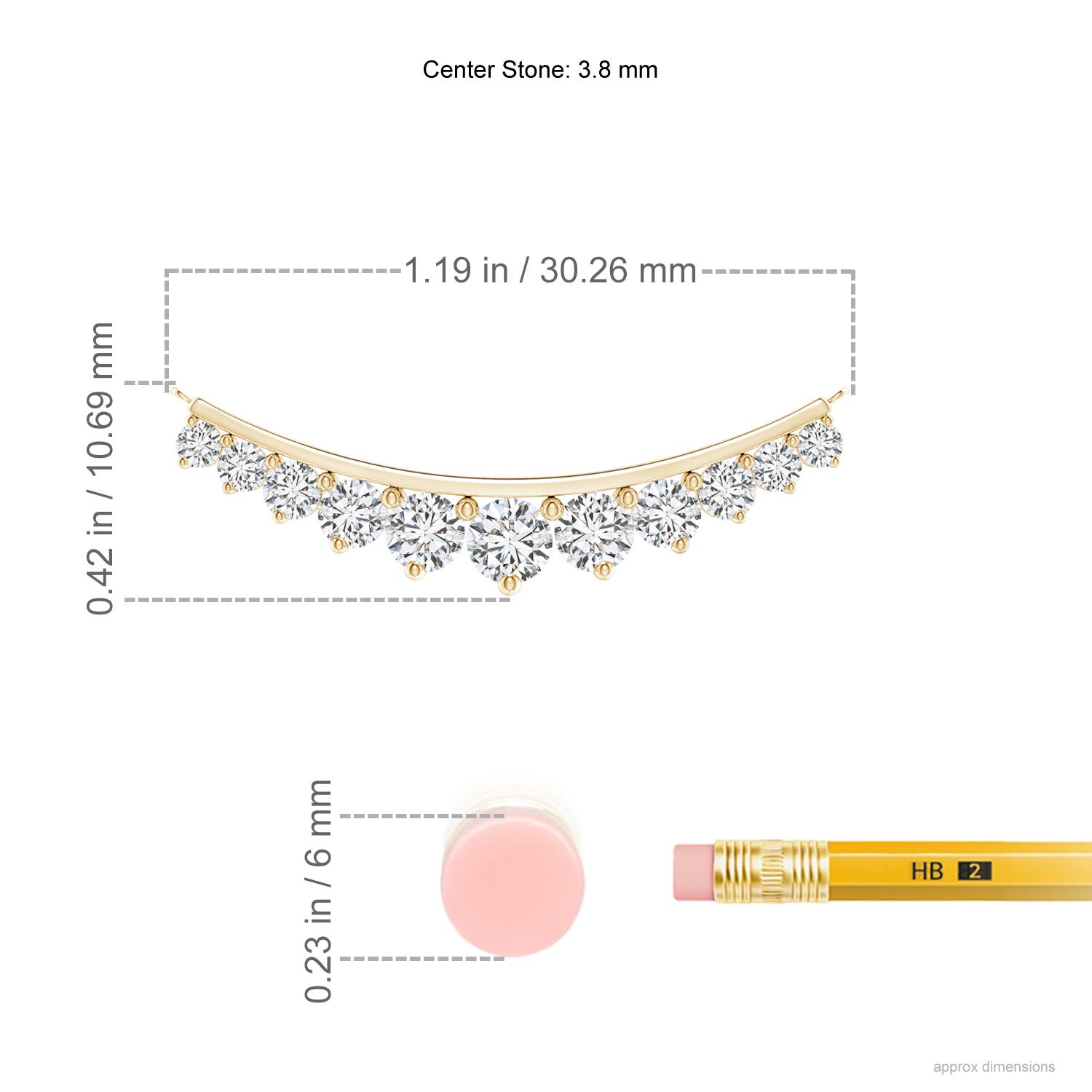 H, SI2 / 1 CT / 14 KT Yellow Gold