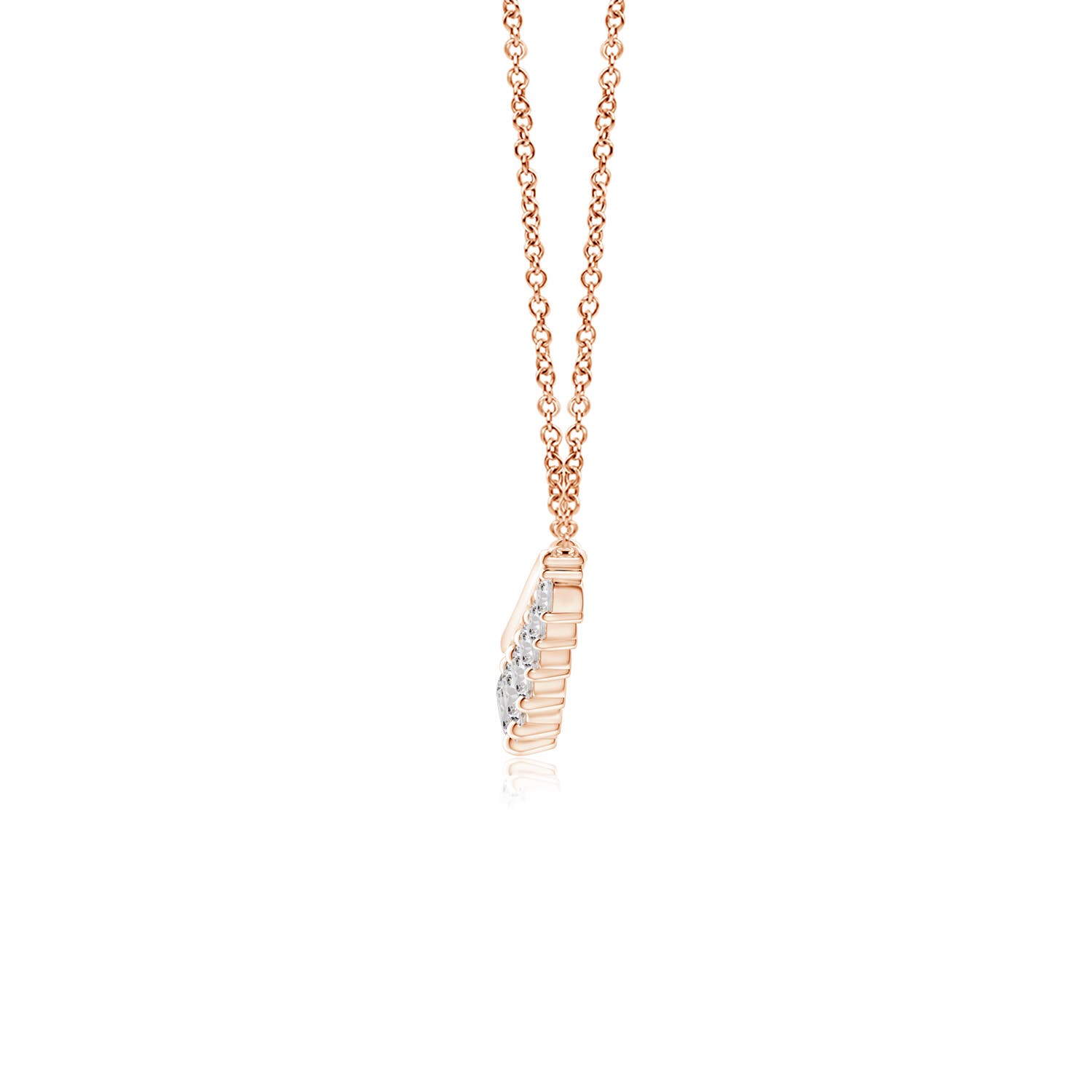 I-J, I1-I2 / 1 CT / 14 KT Rose Gold