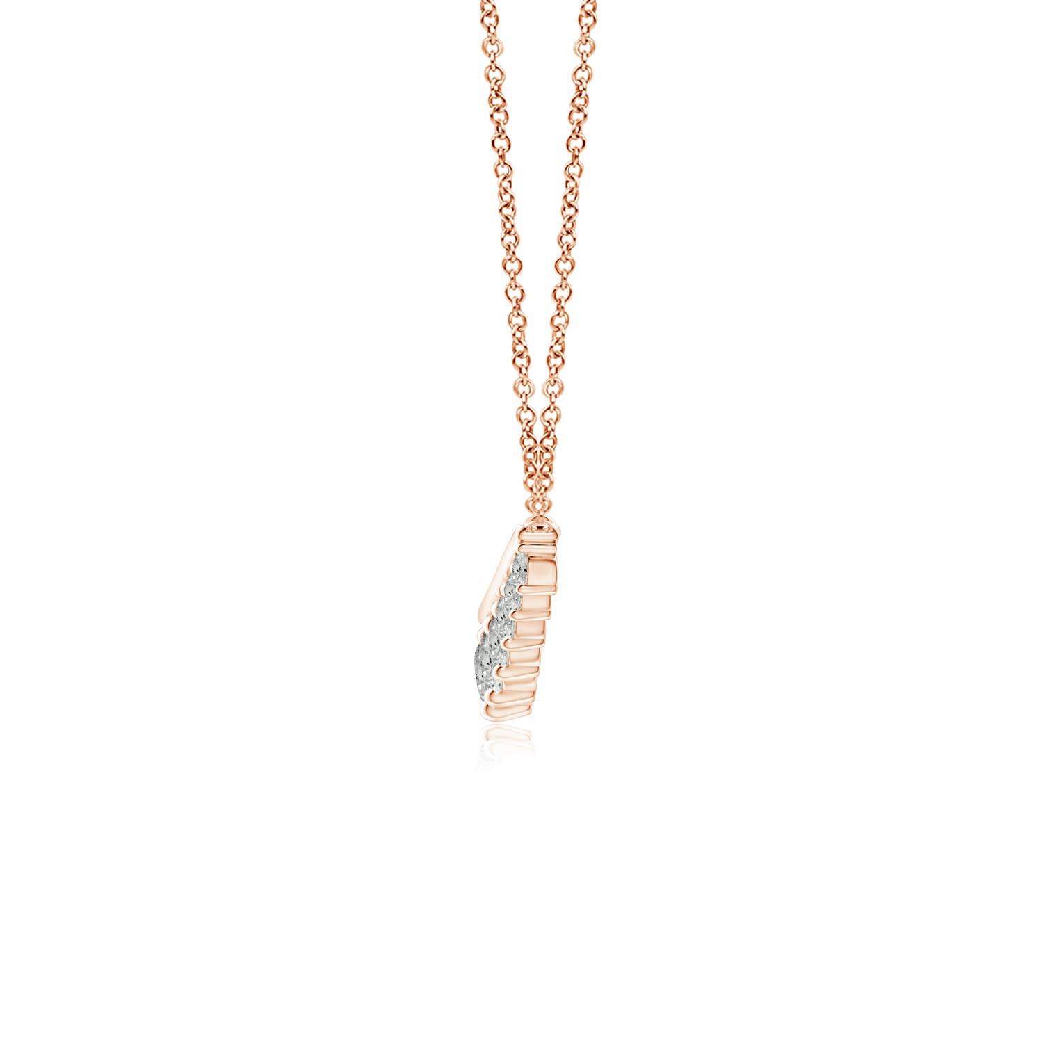 K, I3 / 1 CT / 14 KT Rose Gold