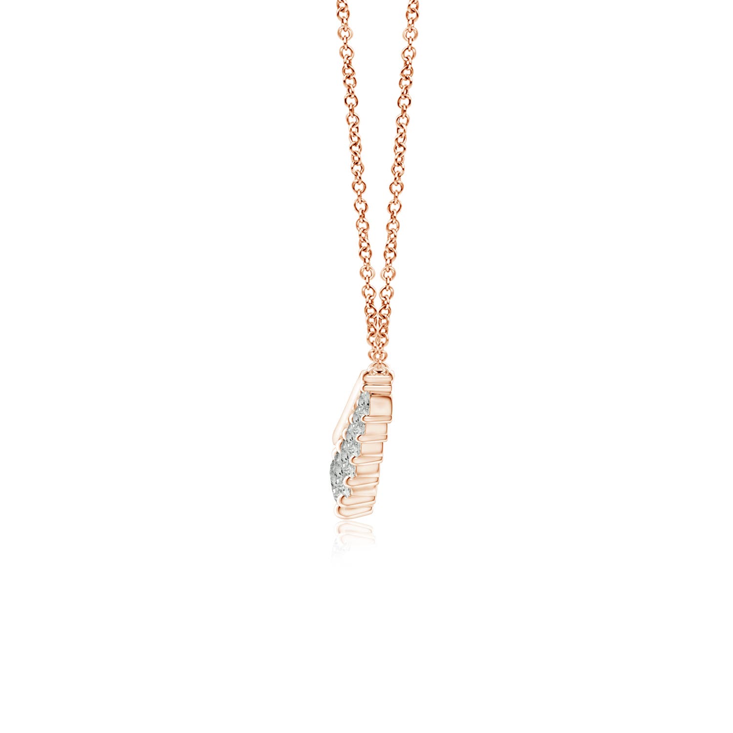 K, I3 / 1.26 CT / 14 KT Rose Gold