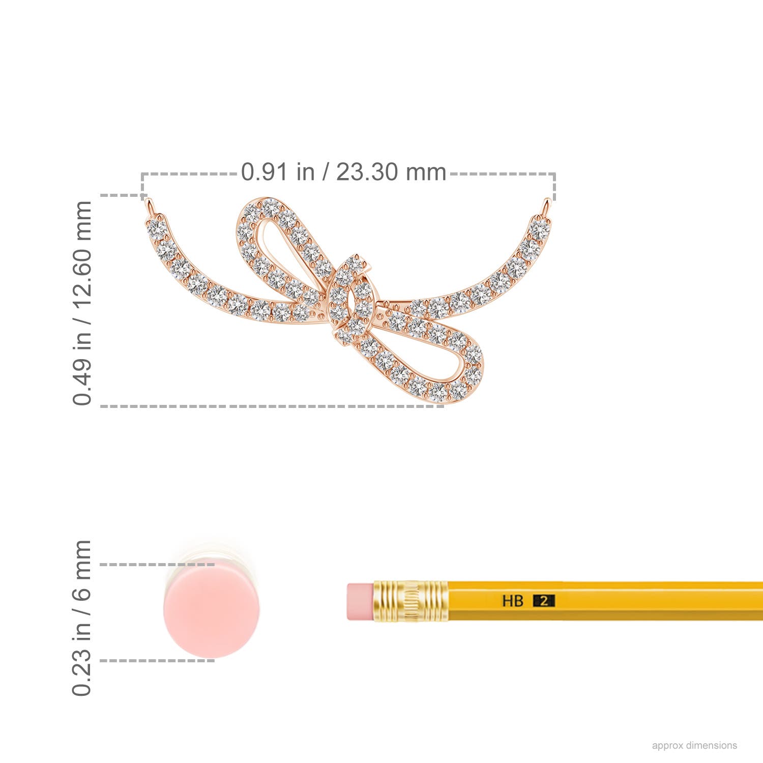 I-J, I1-I2 / 0.24 CT / 14 KT Rose Gold