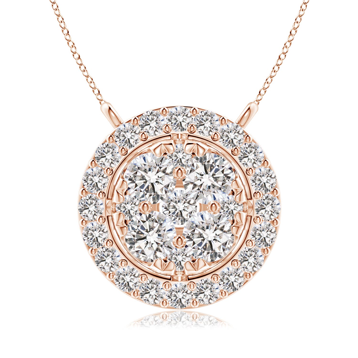 I-J, I1-I2 / 0.34 CT / 14 KT Rose Gold