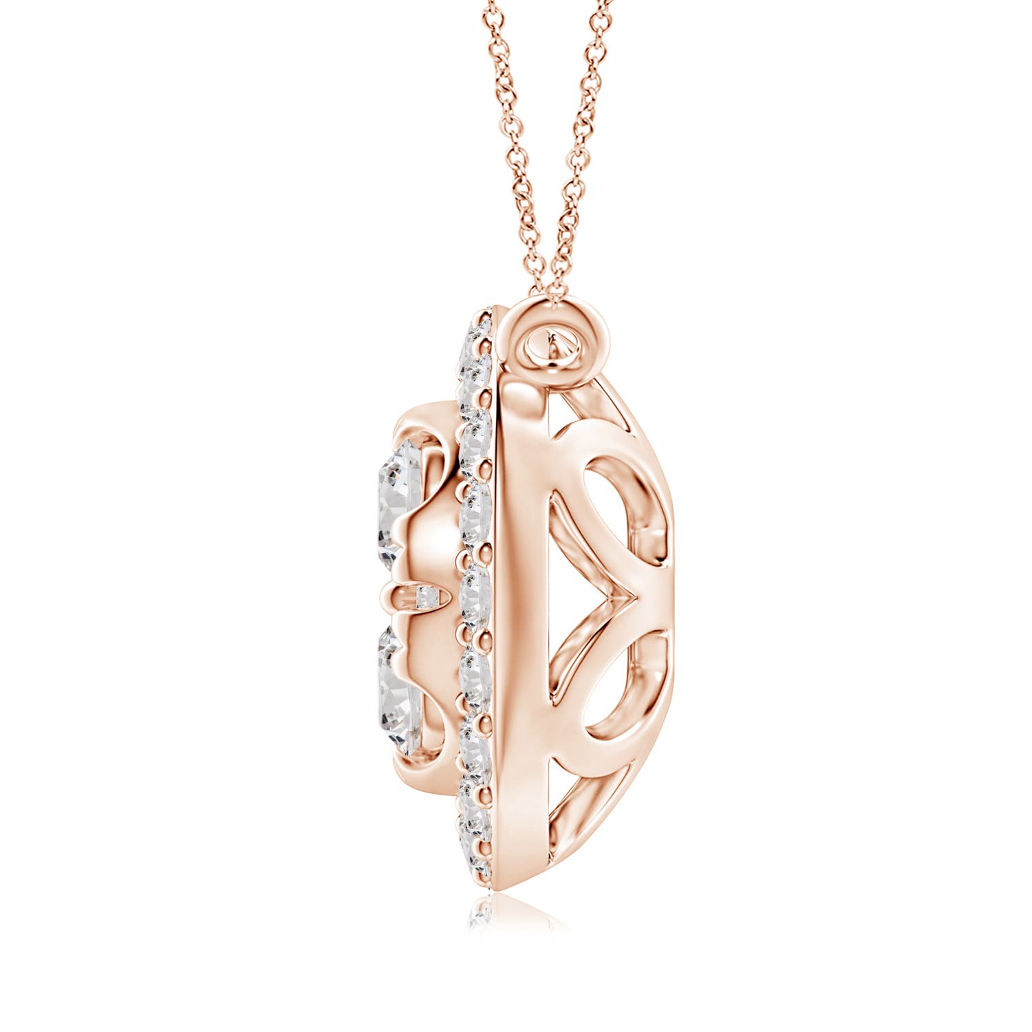 I-J, I1-I2 / 0.34 CT / 14 KT Rose Gold