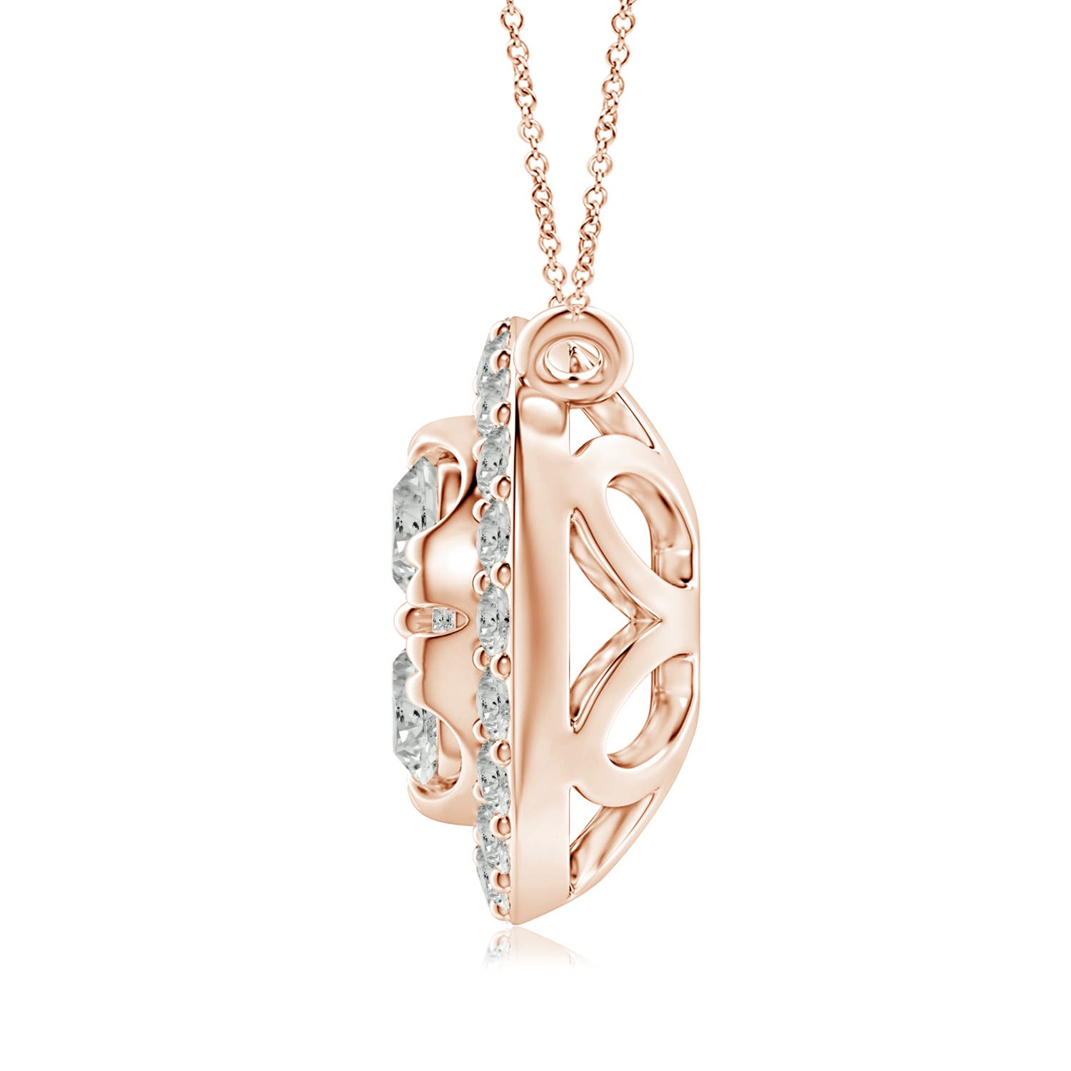 K, I3 / 0.34 CT / 14 KT Rose Gold