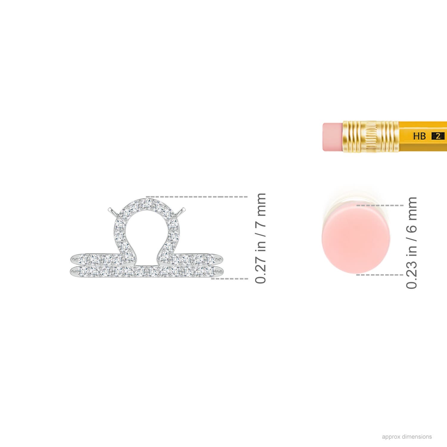 F-G, VS / 0.13 CT / 14 KT White Gold