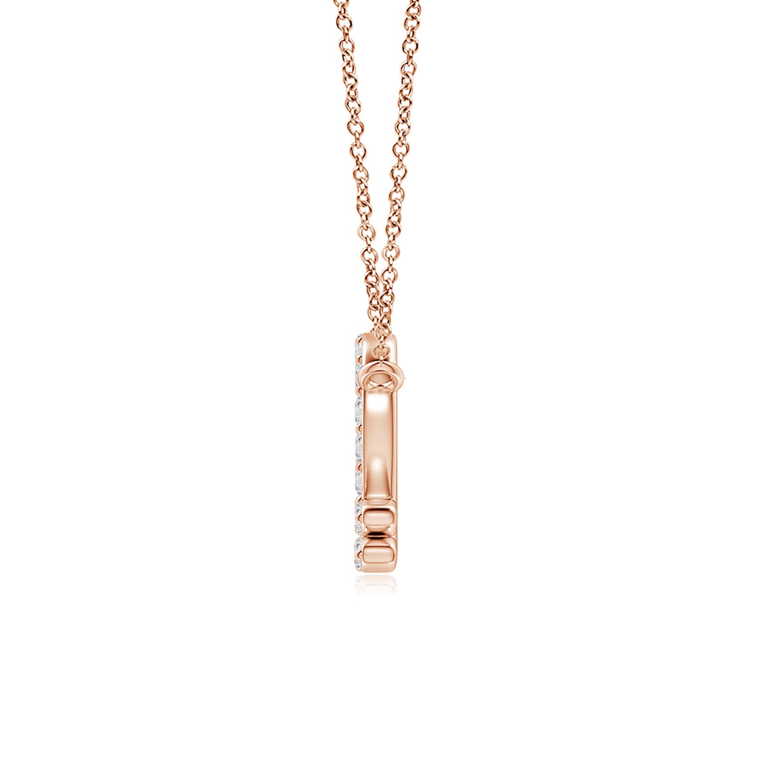 H, SI2 / 0.12 CT / 14 KT Rose Gold