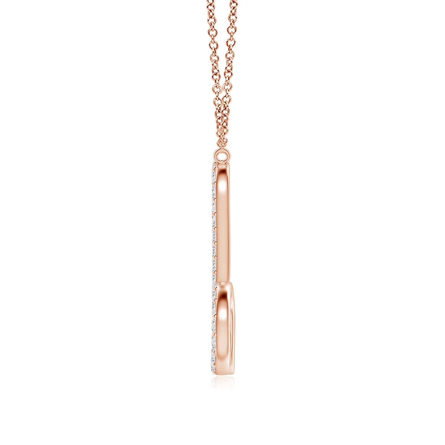 H, SI2 / 0.19 CT / 14 KT Rose Gold