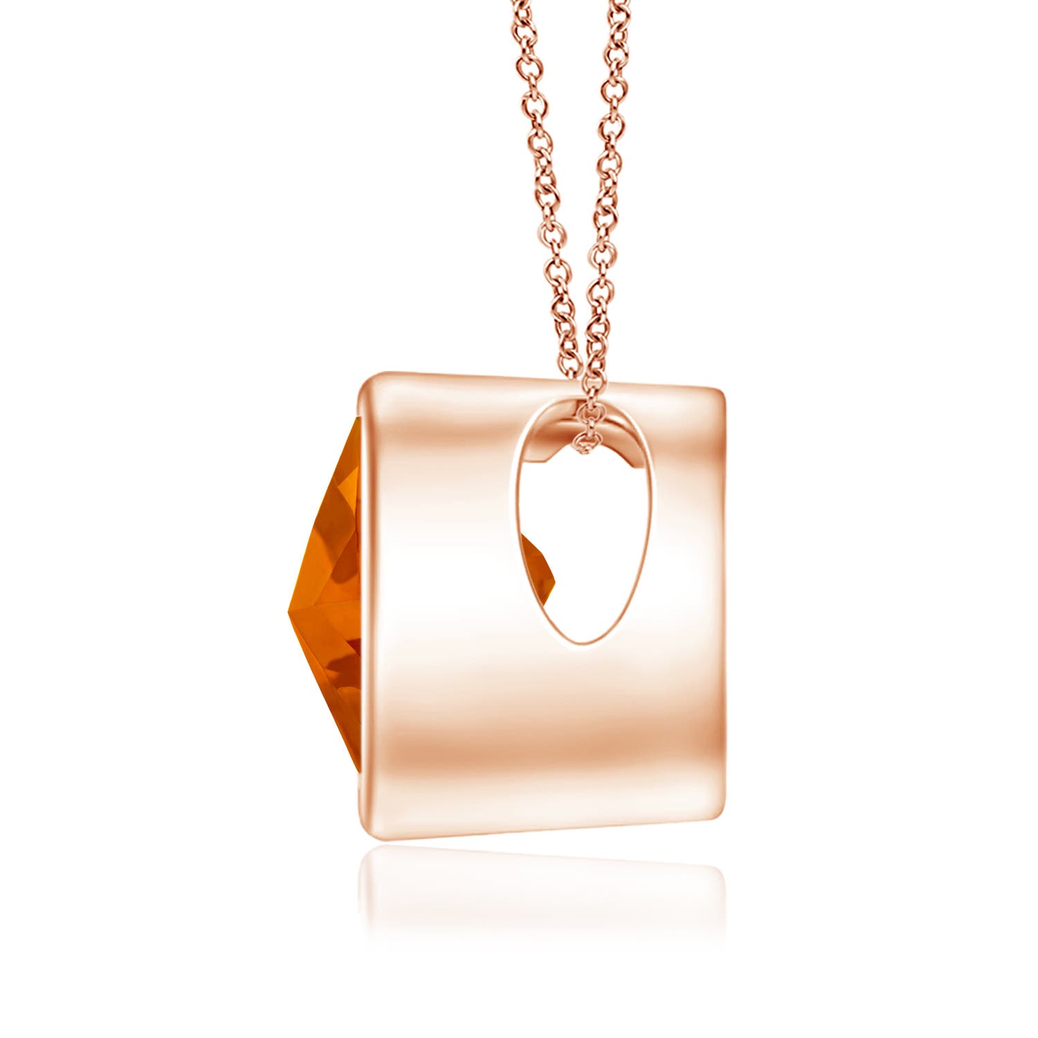 AAAA - Citrine / 1.5 CT / 14 KT Rose Gold