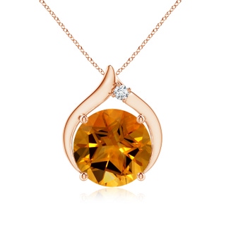 Round AAAA Citrine