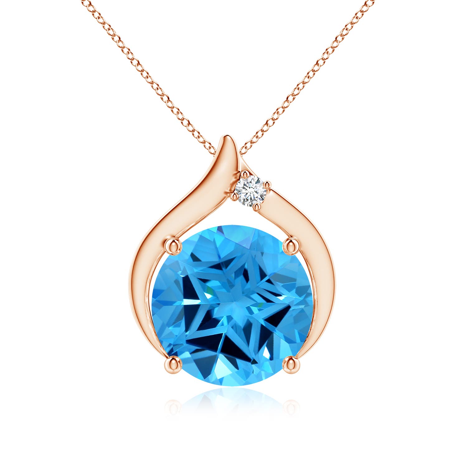 14.06x13.94x9.23mm AAAA FC_SP0990SBTD_H-RGE-AAAA-14.06x13.94x9.23 in 18CT Rose Gold