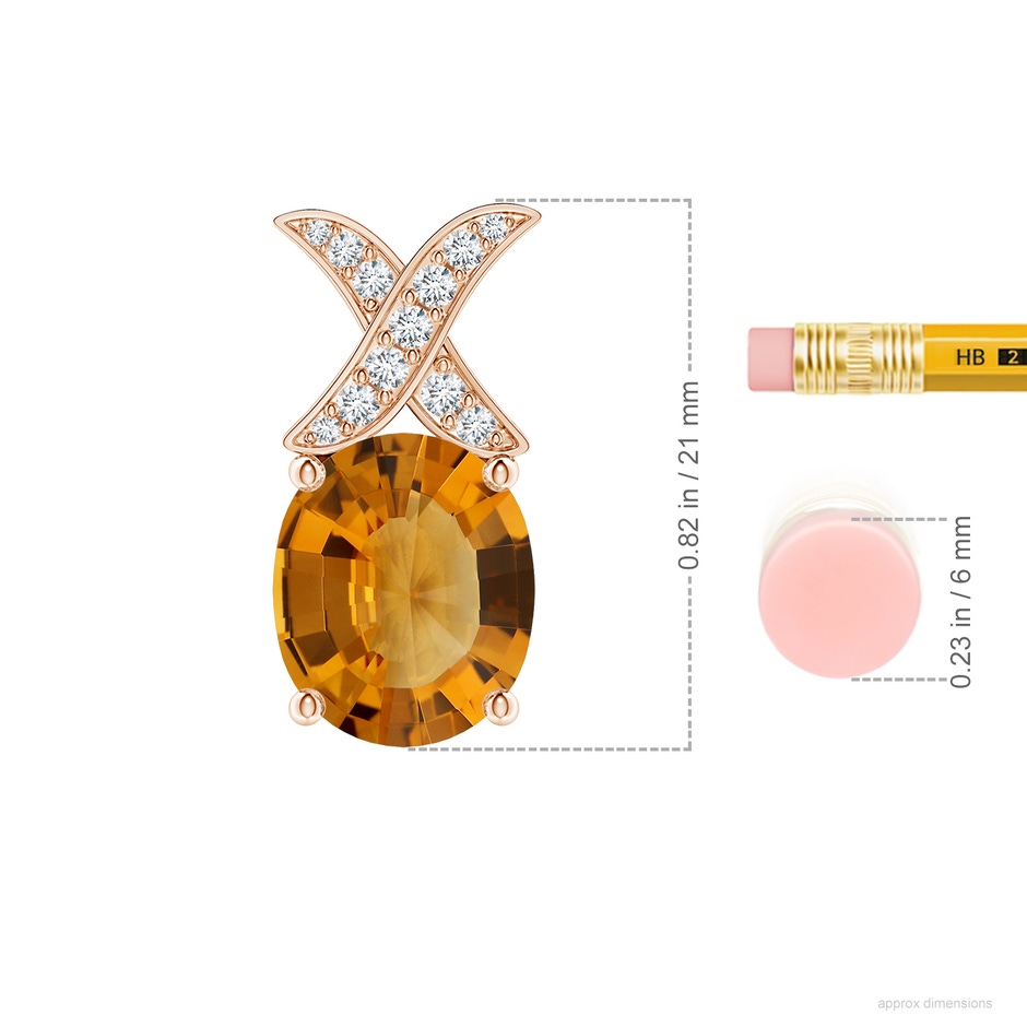 12.10x10.10x6.34mm AAAA FC_SP1078CTD_H-RGE-AAAA-12.10x10.10x6.34 in 18K Rose Gold ruler