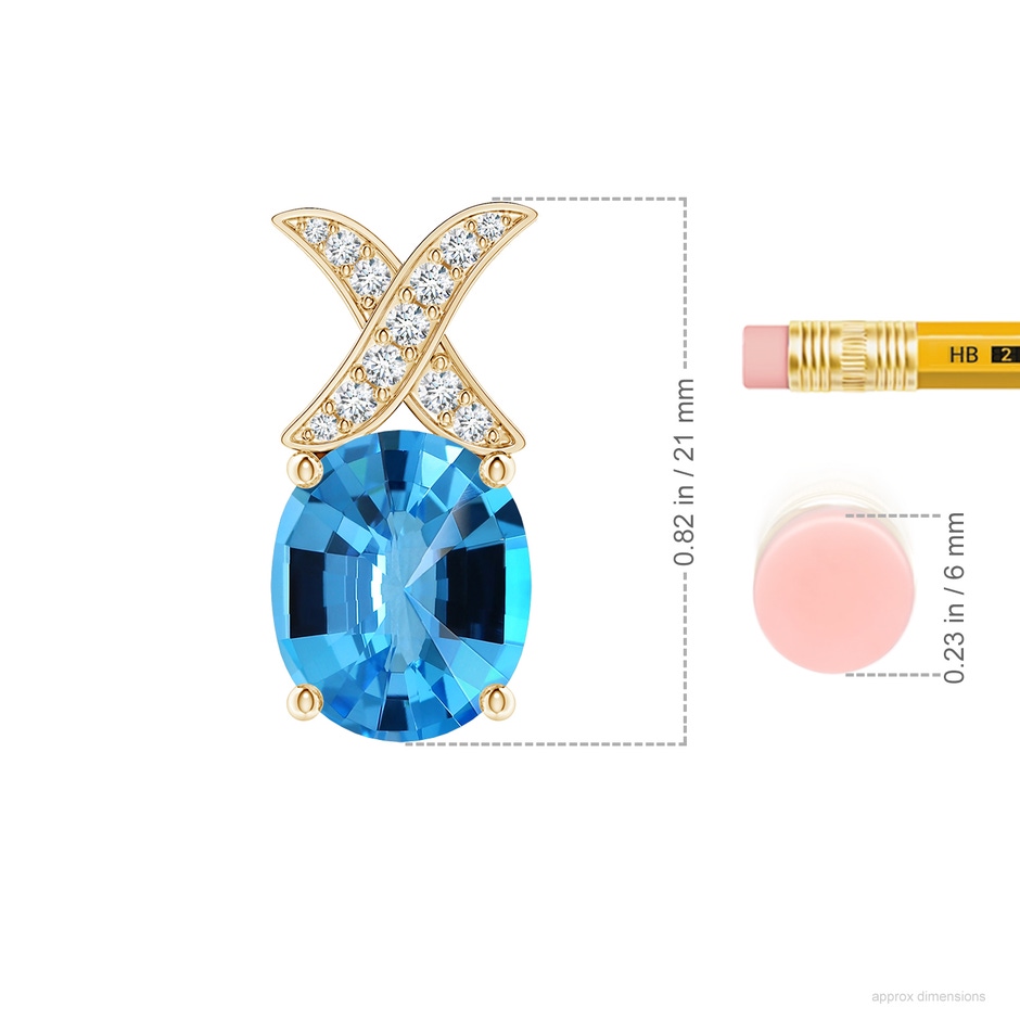 12.00x9.92x6.20mm AAAA FC_SP1078SBTD_H-YG-AAAA-12.00x9.92x6.20 in Yellow Gold ruler