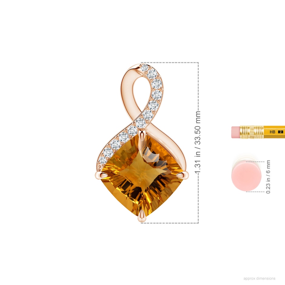 15.17x15.07x9.67mm AAAA FC_SP1081CTD_H-RGE-AAAA-15.17x15.07x9.67 in 18K Rose Gold ruler