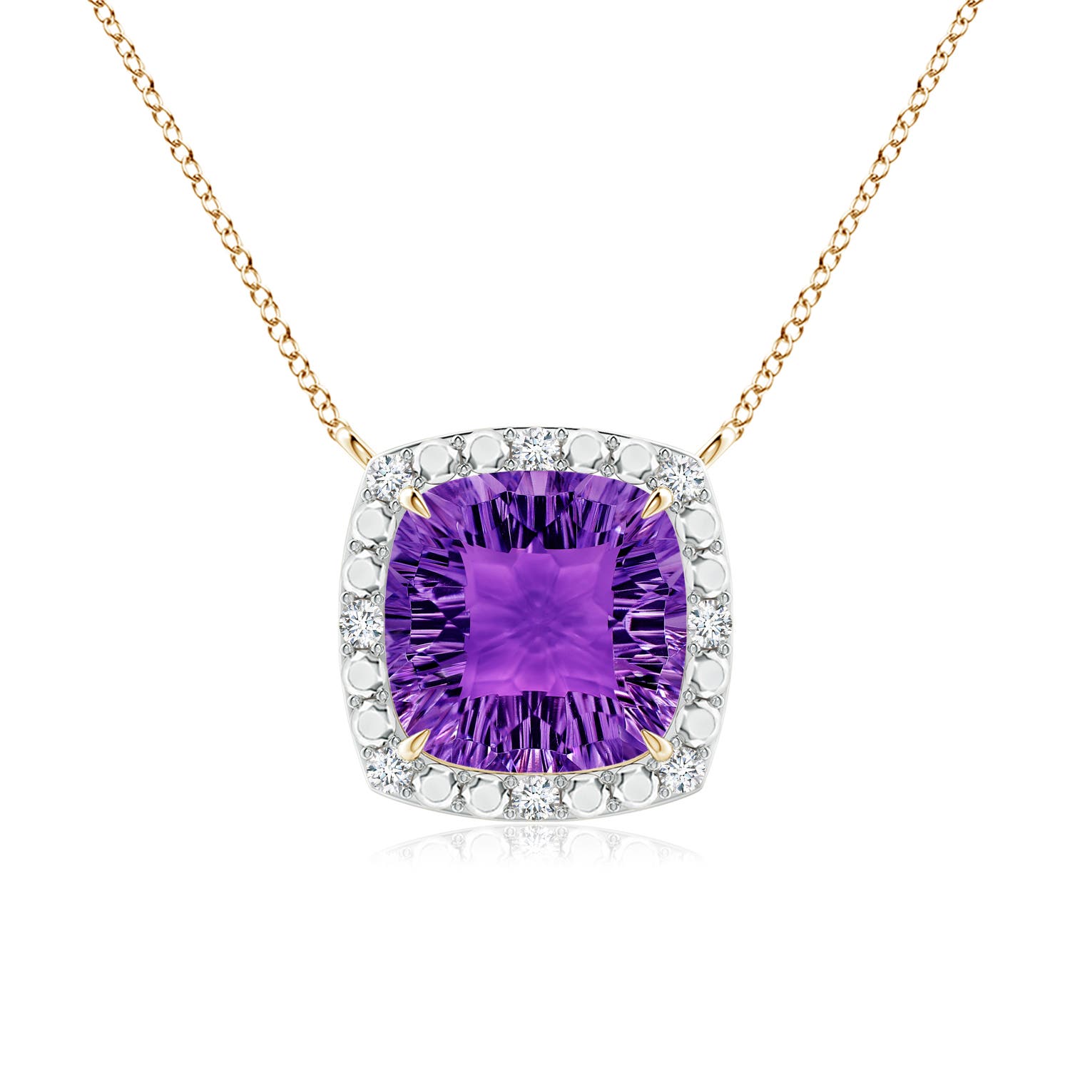 AAAA - Amethyst / 5.6 CT / 14 KT Yellow Gold