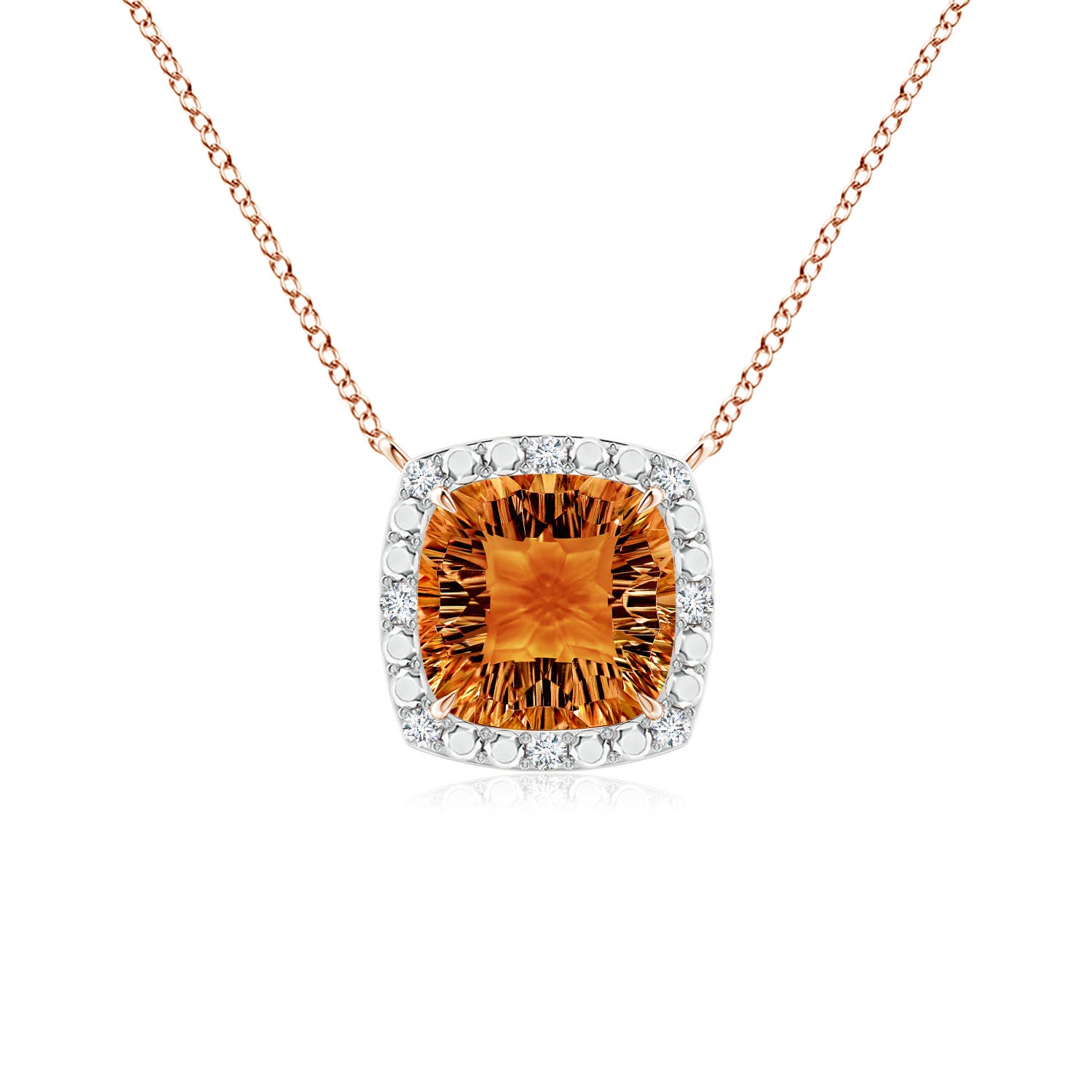 AAAA - Citrine / 3.56 CT / 14 KT Rose Gold