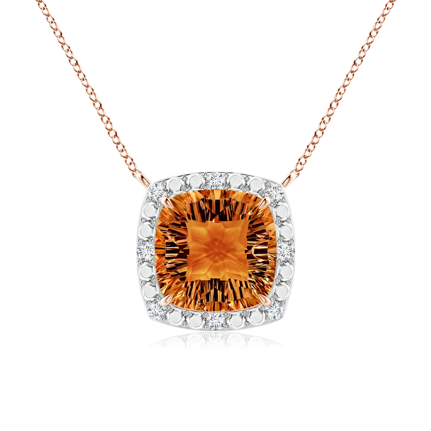 AAAA - Citrine / 5.6 CT / 14 KT Rose Gold