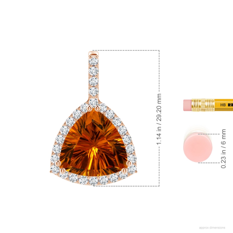 14.04x13.98x9.41mm AAAA FC_SP1888CTD_H-RGE-AAAA-14.04x13.98x9.41 in 18K Rose Gold ruler
