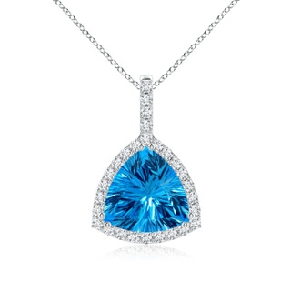 Trillion AAAA Swiss Blue Topaz