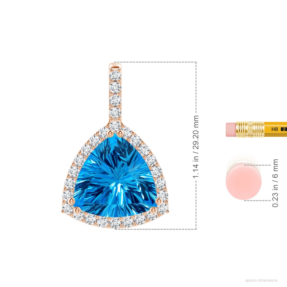 14.12x13.98x9.12mm AAAA FC_SP1888SBTD_H-RGE-AAAA-14.12x13.98x9.12 in 18K Rose Gold ruler