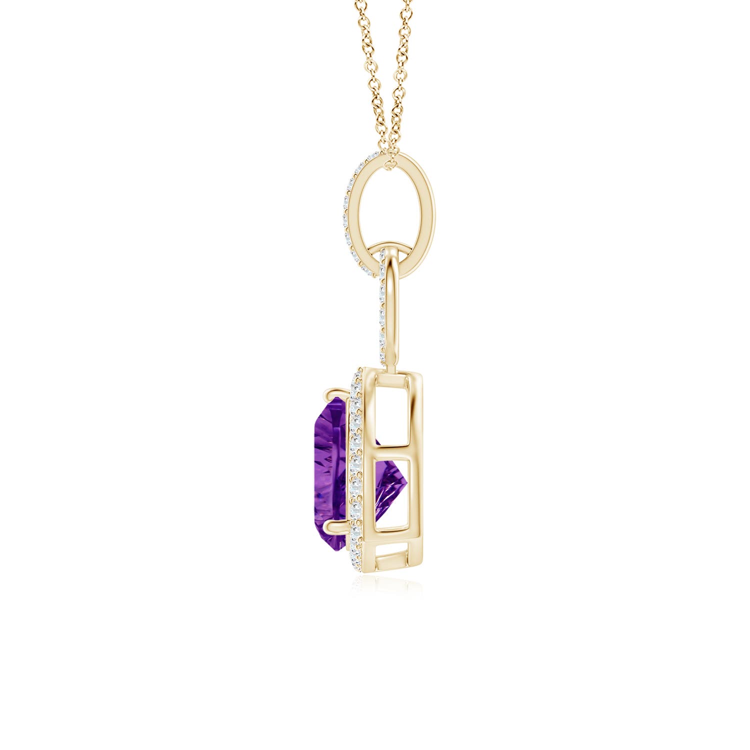 AAAA - Amethyst / 1.46 CT / 14 KT Yellow Gold