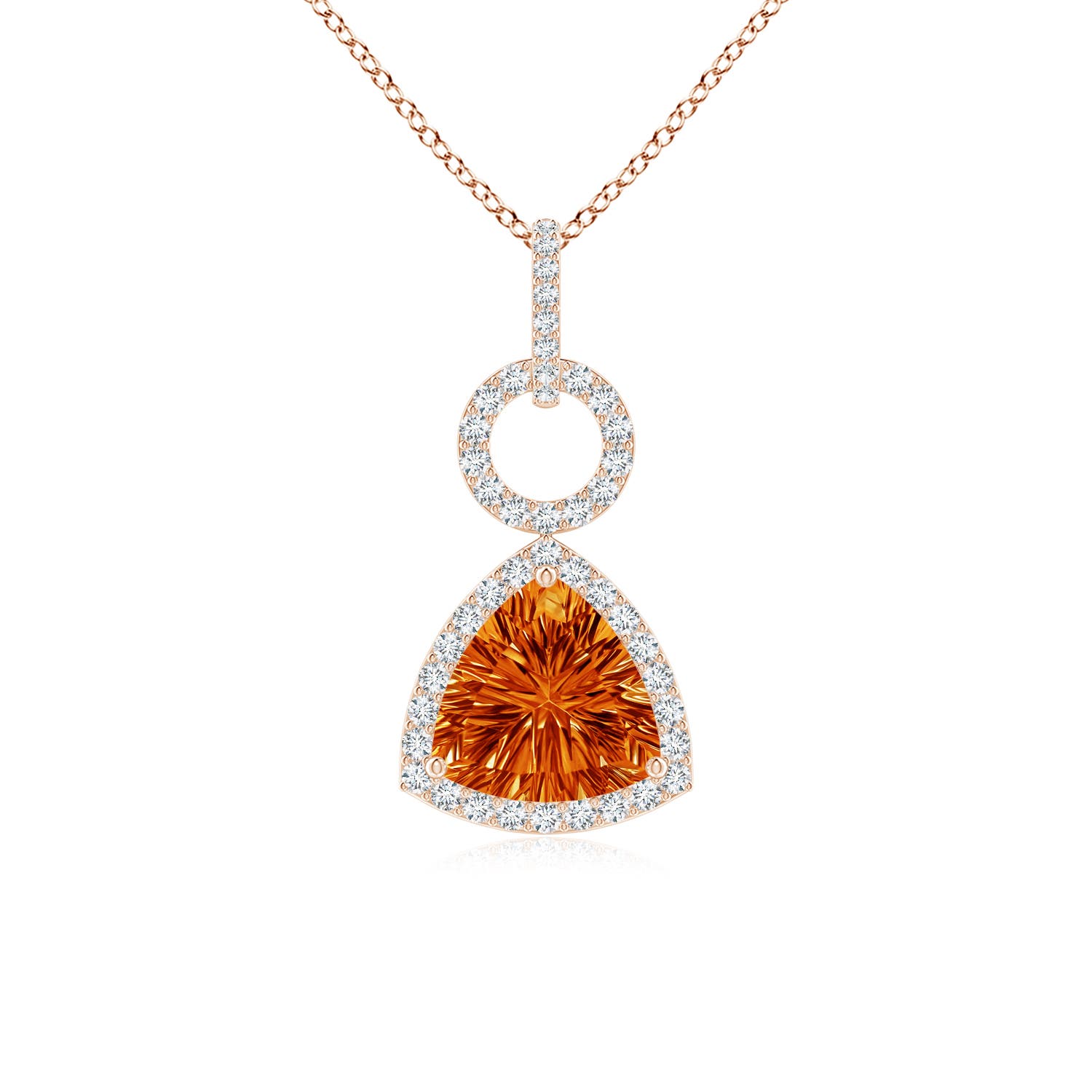 AAAA - Citrine / 1.46 CT / 14 KT Rose Gold