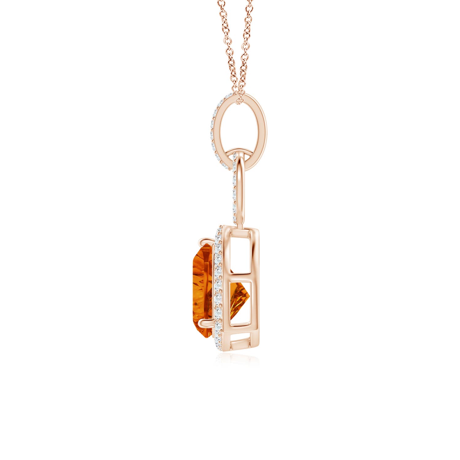 AAAA - Citrine / 1.46 CT / 14 KT Rose Gold