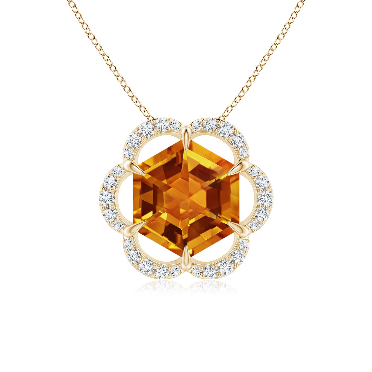 AAAA - Citrine / 1.62 CT / 14 KT Yellow Gold