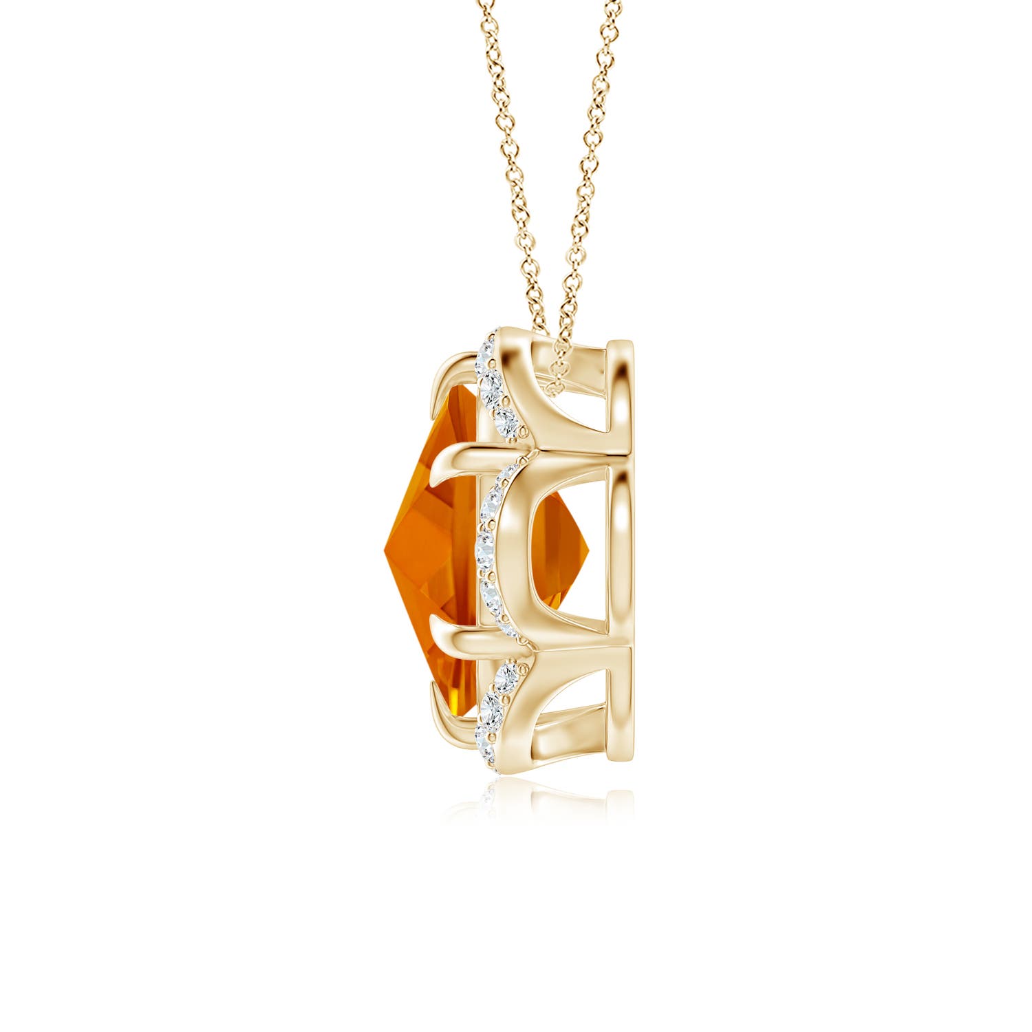 AAAA - Citrine / 1.62 CT / 14 KT Yellow Gold