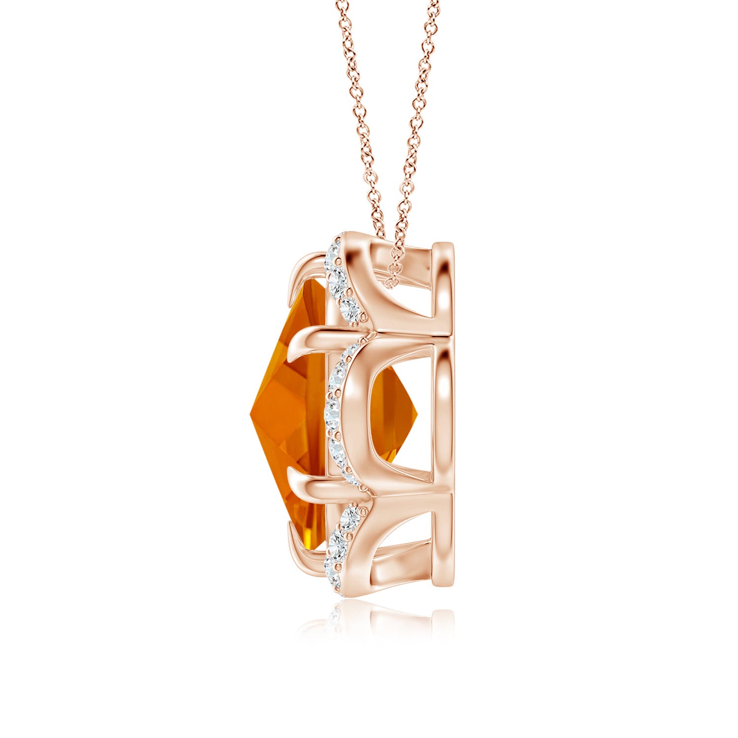 AAAA - Citrine / 2.17 CT / 14 KT Rose Gold