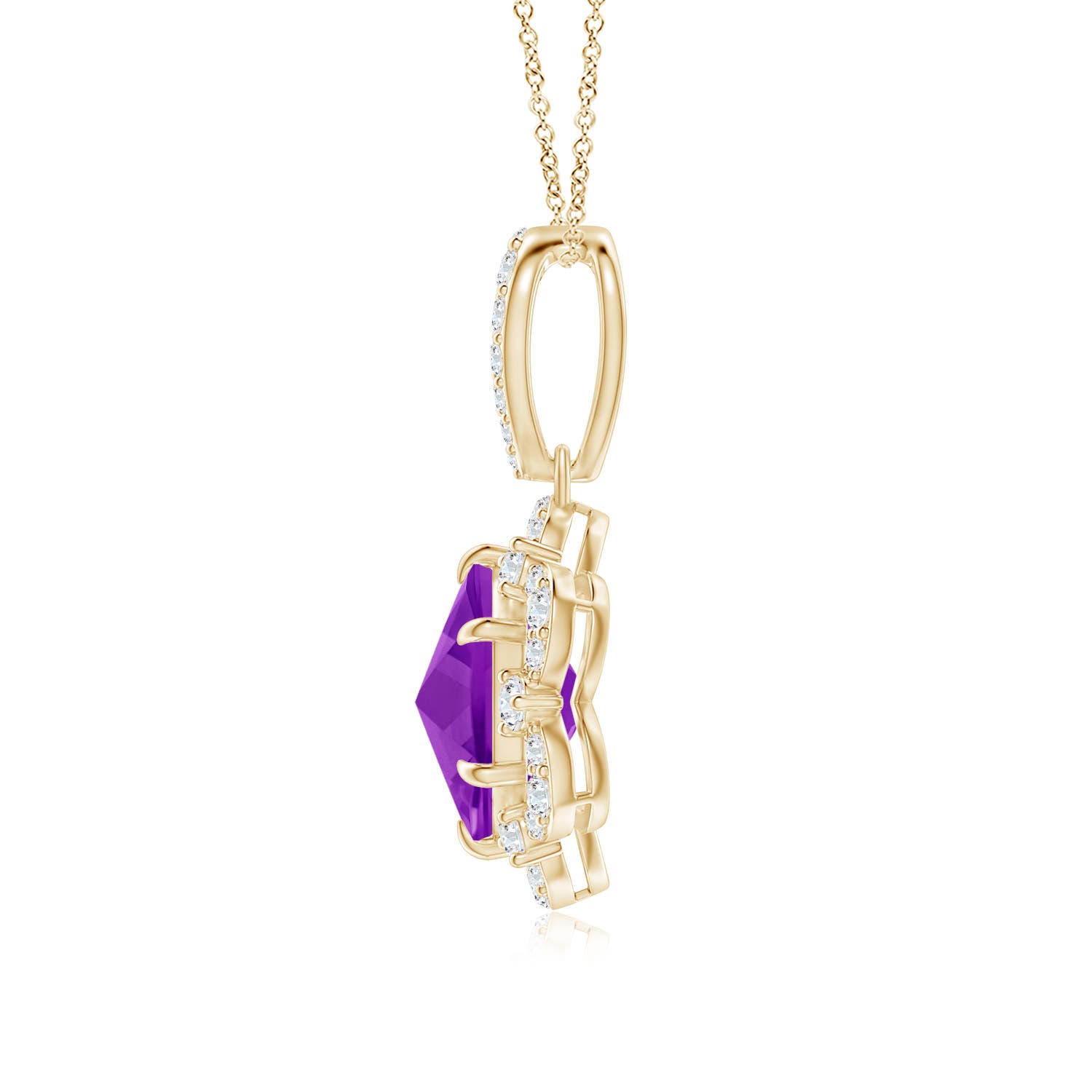 AAAA - Amethyst / 1.76 CT / 14 KT Yellow Gold