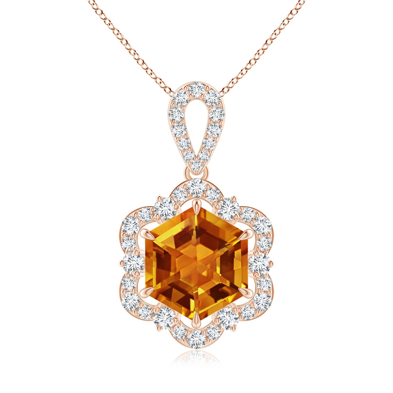 AAAA - Citrine / 2.37 CT / 14 KT Rose Gold