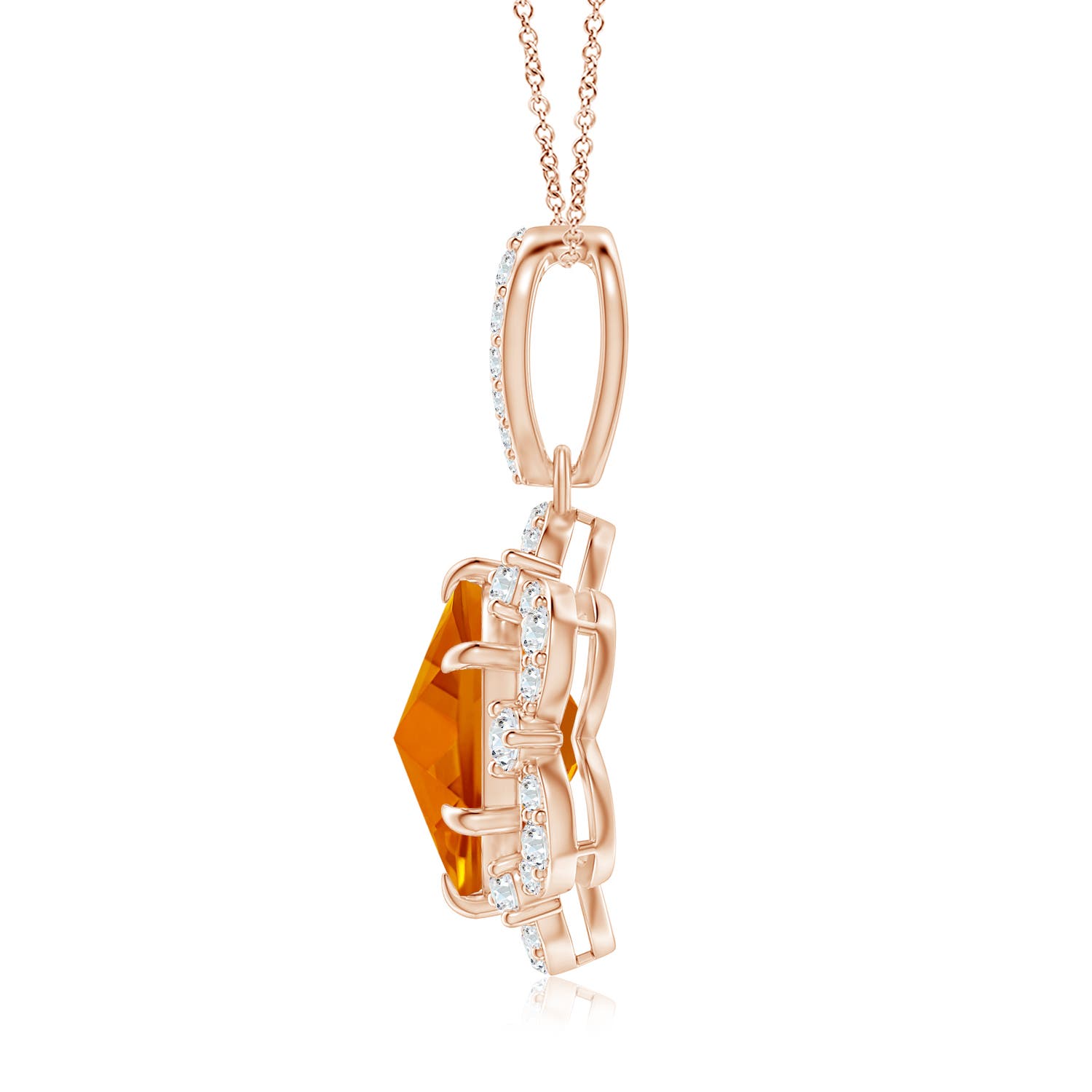 AAAA - Citrine / 2.37 CT / 14 KT Rose Gold