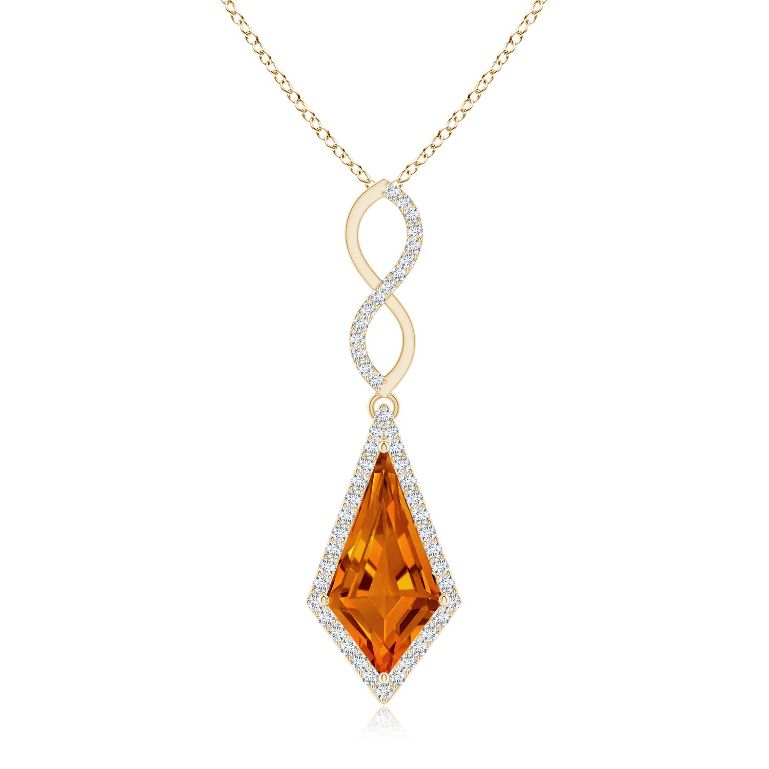 AAAA - Citrine / 4.78 CT / 14 KT Yellow Gold