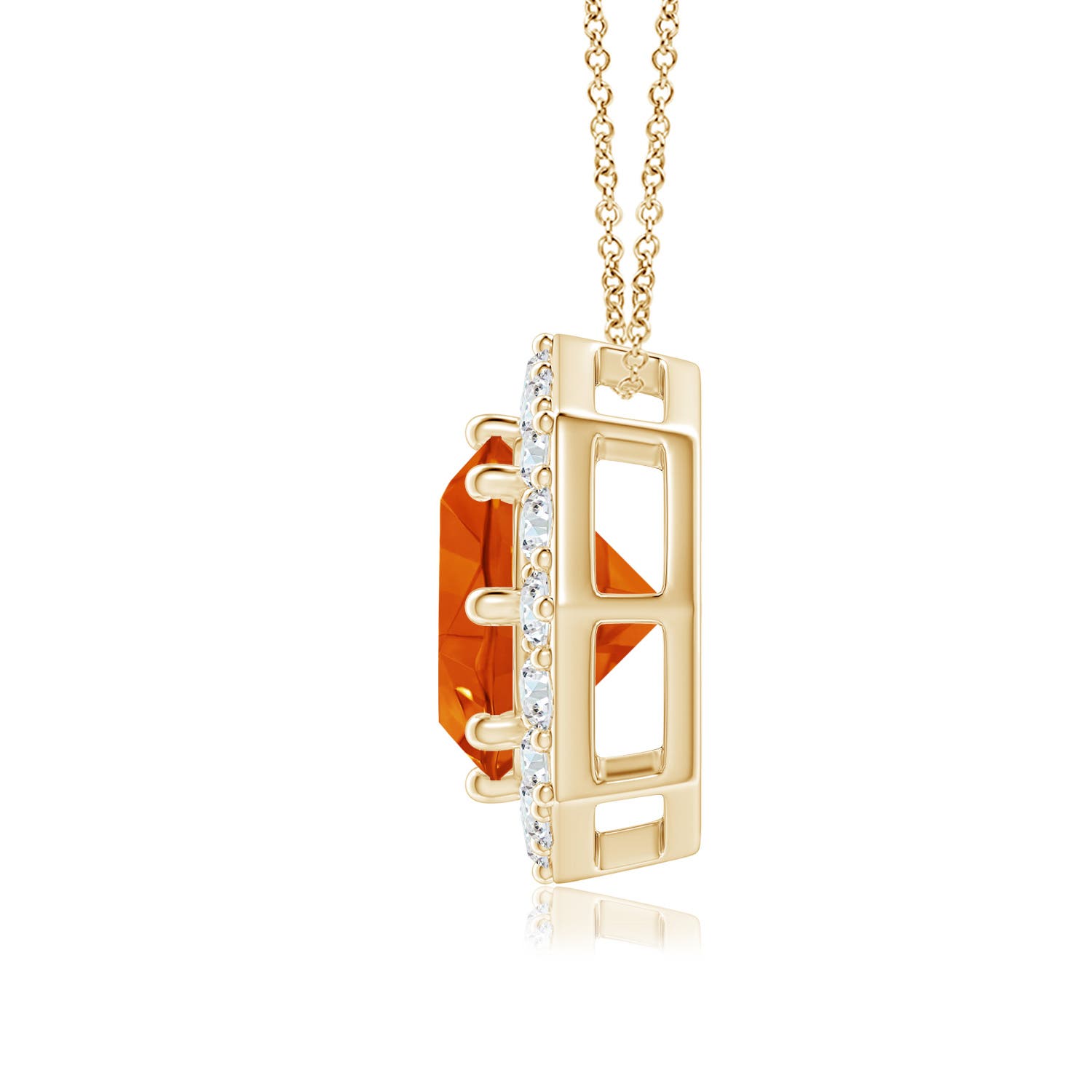 AAAA - Citrine / 4.73 CT / 14 KT Yellow Gold