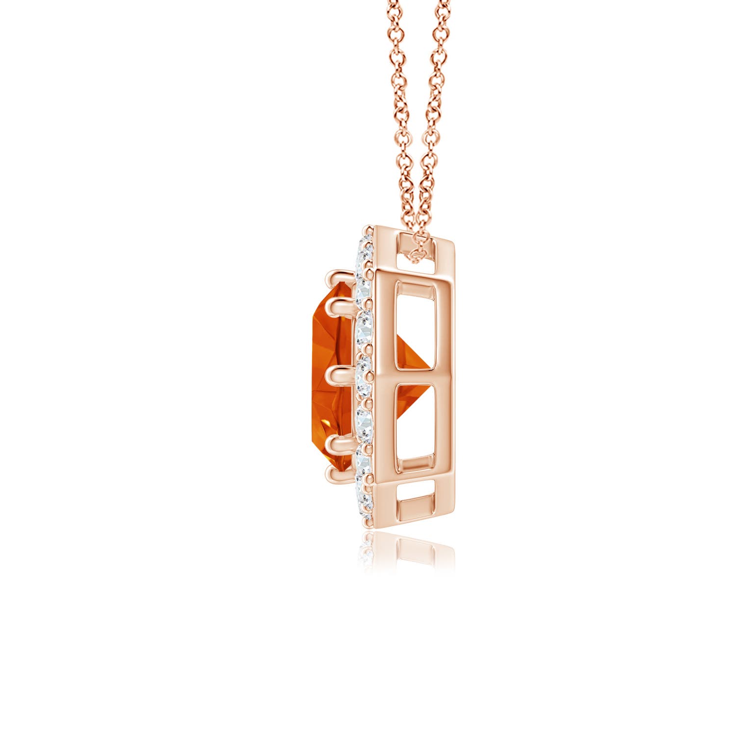 AAAA - Citrine / 2.56 CT / 14 KT Rose Gold