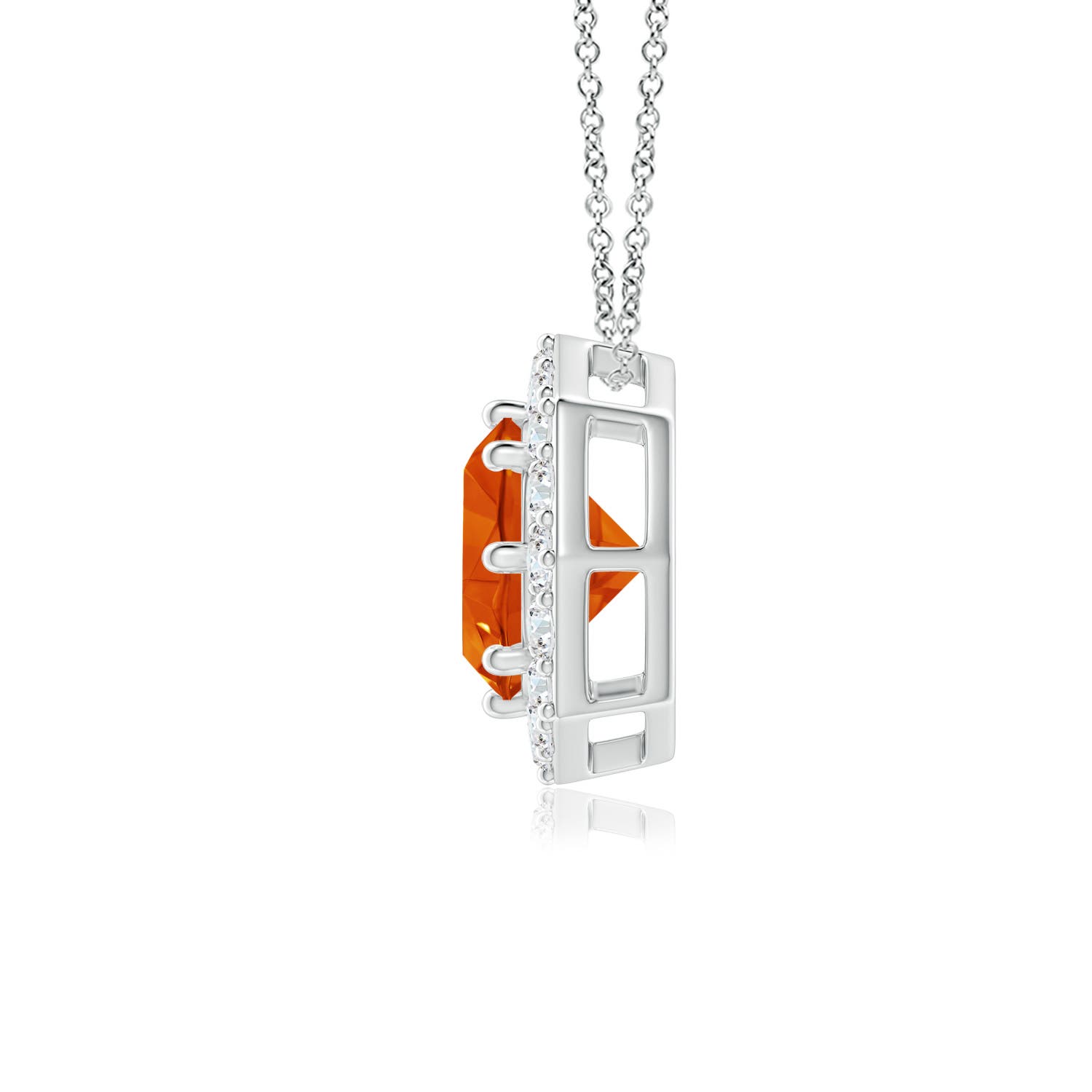 AAAA - Citrine / 2.56 CT / 14 KT White Gold