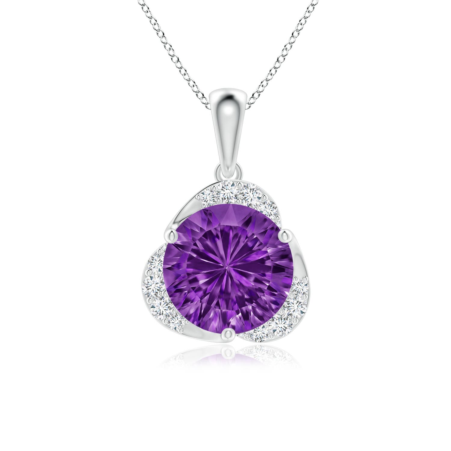 AAAA - Amethyst / 1.92 CT / 14 KT White Gold