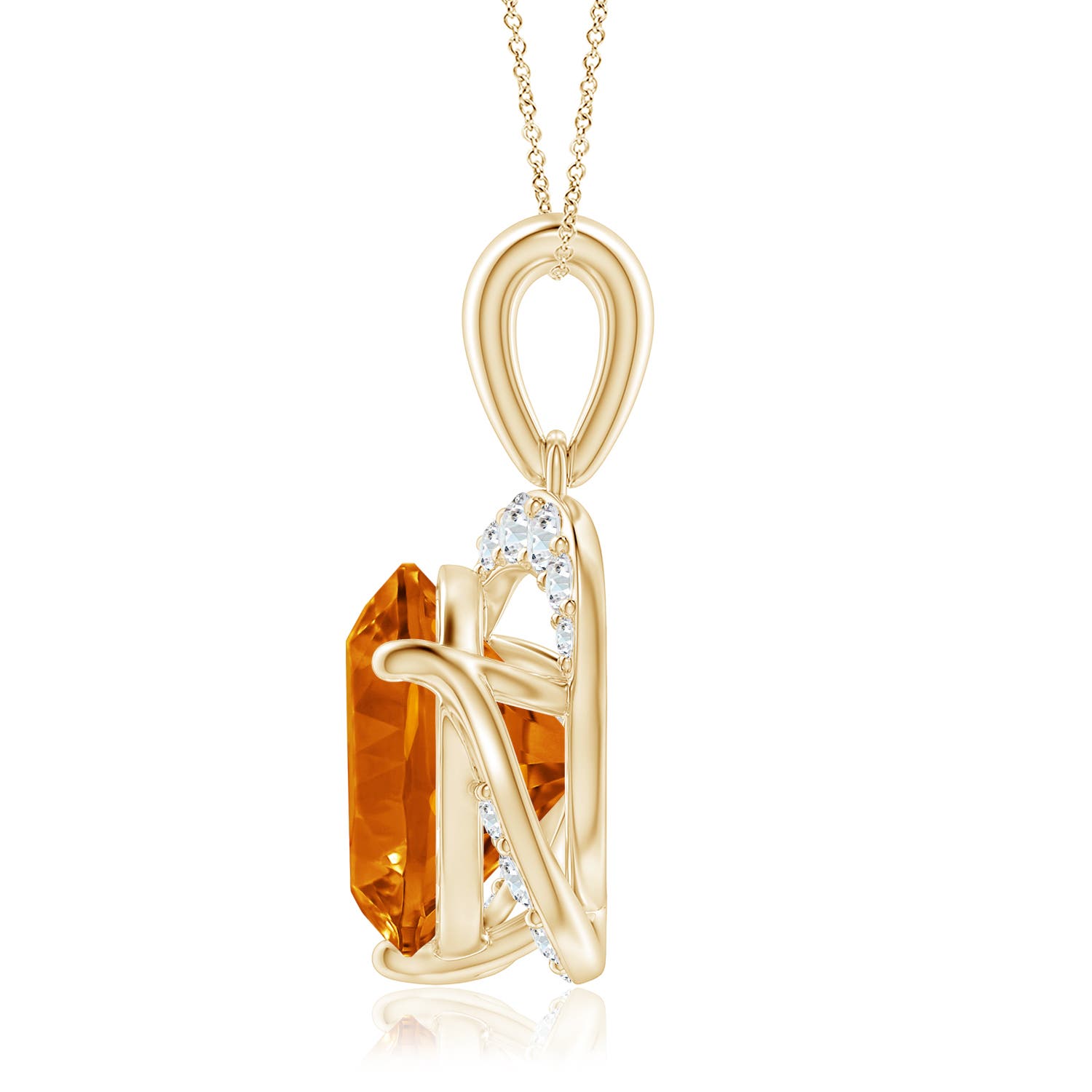 AAAA - Citrine / 3.22 CT / 14 KT Yellow Gold