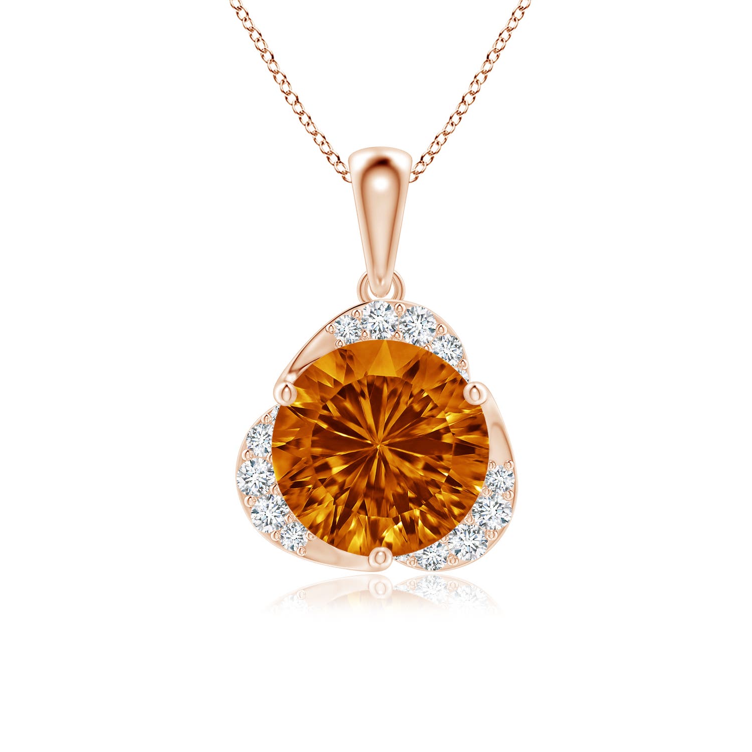 AAAA - Citrine / 1.92 CT / 14 KT Rose Gold