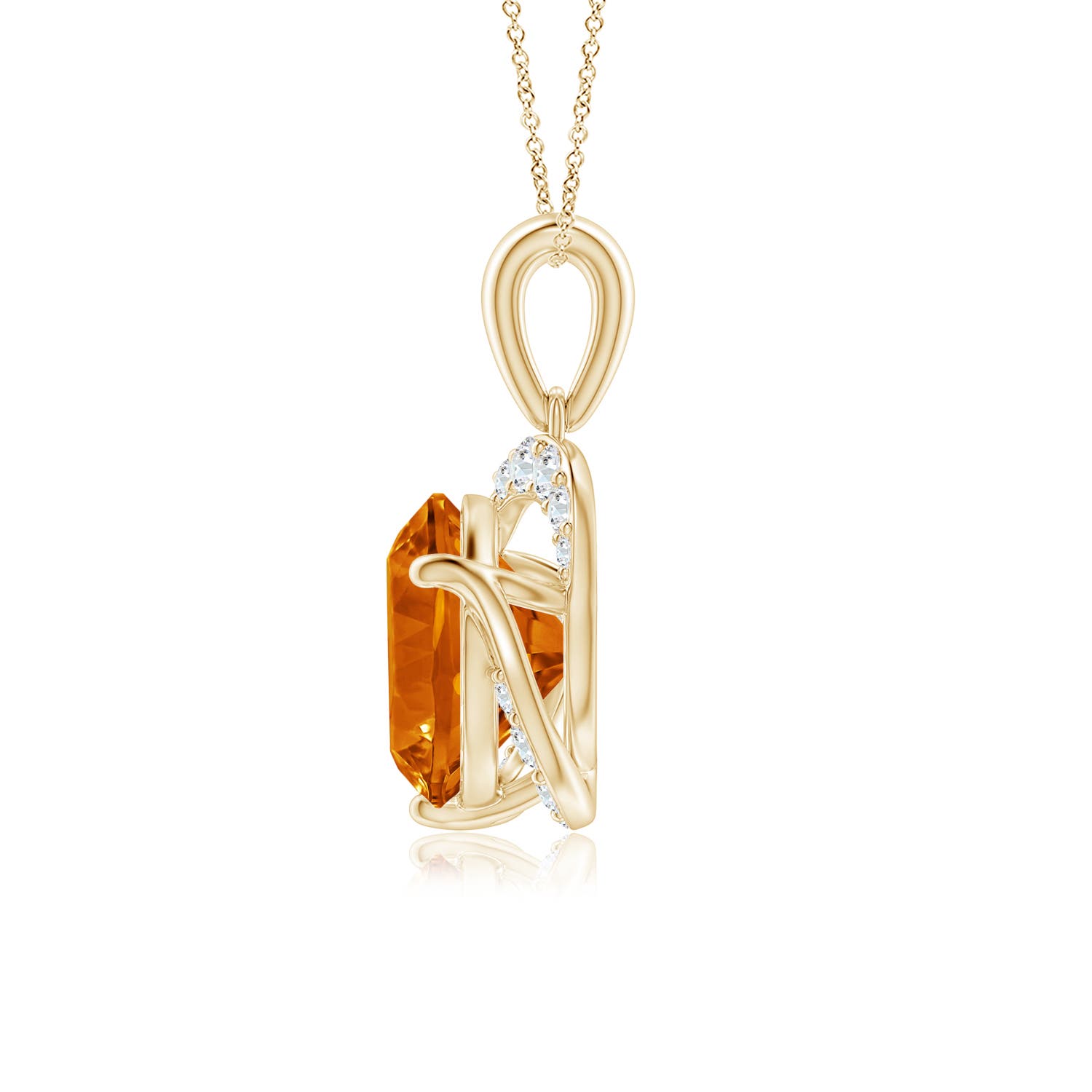 AAAA - Citrine / 1.92 CT / 14 KT Yellow Gold