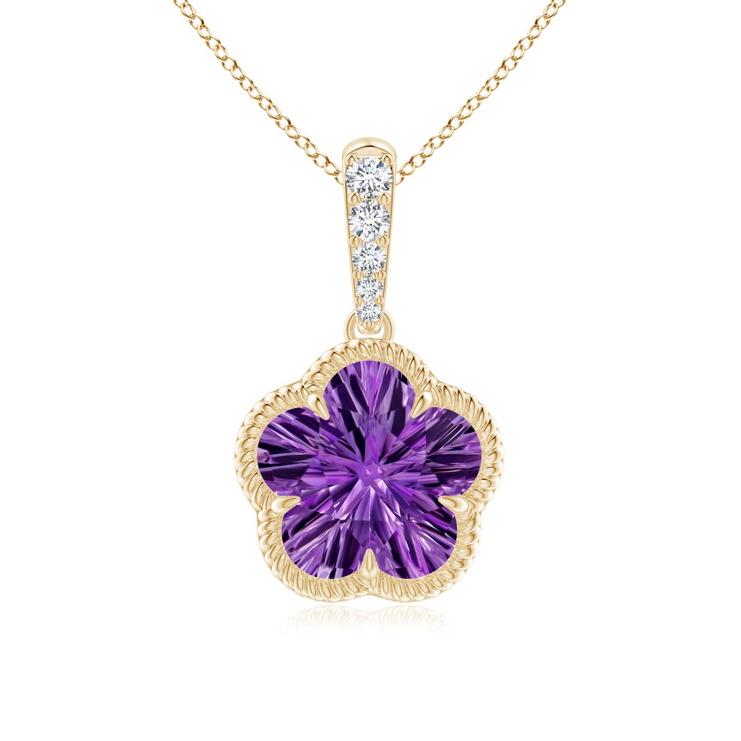 AAAA - Amethyst / 2.05 CT / 14 KT Yellow Gold